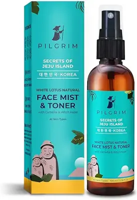 9. Pilgrim Korean Beauty White Lotus Refreshing Face Mist & Toner