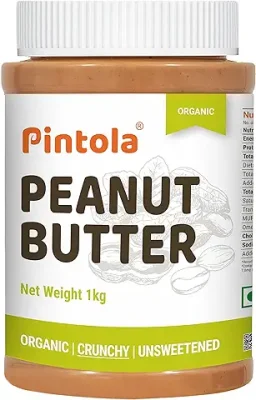 14. Pintola Organic Unsweetened Peanut Butter Crunchy 1kg
