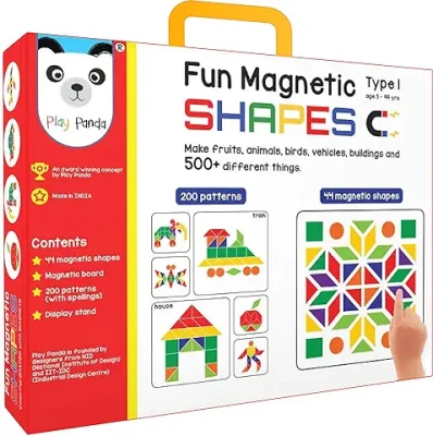 15. Play Panda Fun Magnetic Shapes (Junior)
