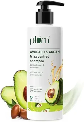 15. Plum Avocado & Argan Frizz Control Shampoo for curly