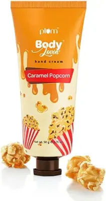 14. Plum BodyLovin' Caramel Popcorn Hand Cream | Moisturizing | Non-Greasy | Caramel Popcorn Fragrance