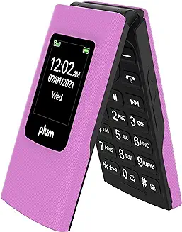 7. Plum Flipper 4G Volte Unlocked Flip Phone 2022 Model