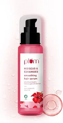 11. Plum Hibiscus Hair Serum for Long Hair