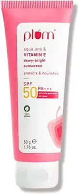 7. Plum Squalane & Vitamin E Dewy-Bright Sunscreen SPF 50 PA+++