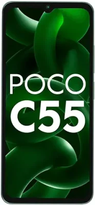 5. POCO C55 (Forest Green, 4GB RAM, 64GB Storage)