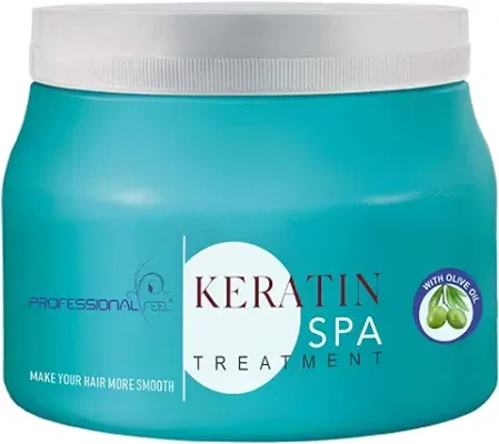 8. Professional Feel Keratin Real Hair Spa Treatment, With Pro-Keratin + Ceramide, All Repair With Keratin Hair spa Bath Cream - 500 gm