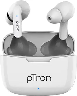 14. pTron Bassbuds Duo in Ear Earbuds with 32Hrs Total Playtime