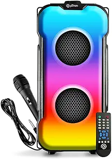 6. pTron Fusion Party V3 40W Karaoke Bluetooth Party Speaker with Immersive Sound