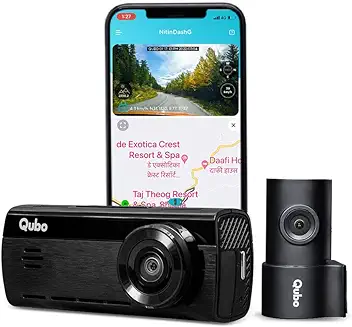 13. Qubo Car Dash Camera Pro 4K 2160P UHD Dual Channel from Hero Group
