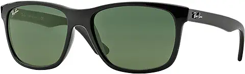 14. Ray-Ban Men UV Protected Green Lens Square Sunglasses - 0RB4181
