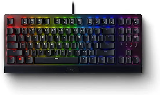 1. Razer Blackwidow V3 Tenkeyless - Mechanical Gaming Keyboard (Yellow Switch)- Black - Rz03-03491800-R3M1 - Black