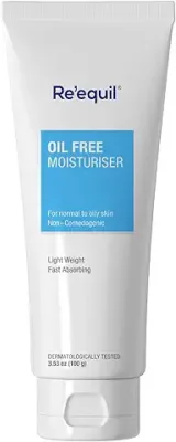 2. RE' EQUIL Oil Free Moisturiser | Non Sticky Hydration | Lightweight | Suitable For Normal, Oily & Combination Skin | 100G