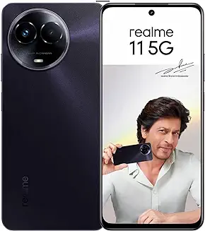 14. realme 11 5G (Glory Black, 8 GB RAM, 256 GB Storage)