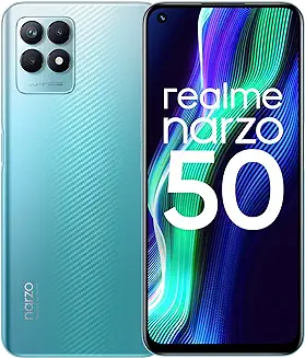 9. Realme narzo 50 (Speed Blue, 6GB RAM+128GB Storage) Helio G96 Processor | 50MP AI Triple Camera | 120Hz Ultra Smooth Display