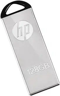 13. Realstic 128 GB Pen Drive Siver USB 3.0 Flash Drive