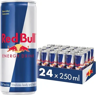 15. Red Bull Energy Drink, Original, 250 ml (Pack of 24)