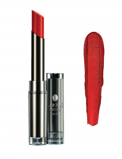 Lakme Absolute Matte Lipstick Red Carnival