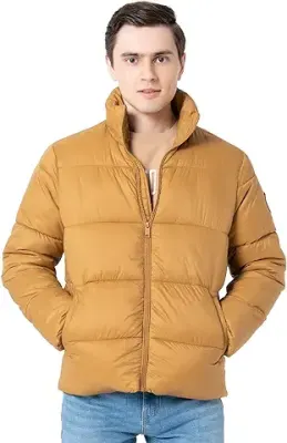 15. Red Tape Men's Solid Padded Jacket