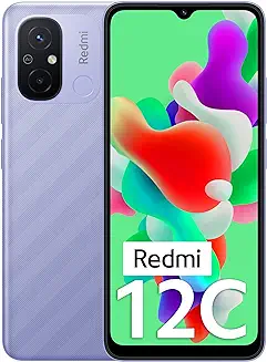 8. Redmi 12C (Lavender Purple, 4GB RAM, 64GB Storage) | High Performance Mediatek Helio G85 | Big 17cm(6.71) HD+ Display with 5000mAh(typ) Battery