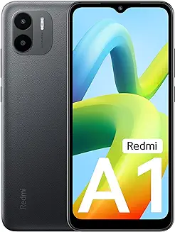 7. Redmi A1 (Black, 2GB RAM, 32GB Storage) | Segment Best AI Dual Cam | 5000mAh Battery | Leather Texture Design | Android 12