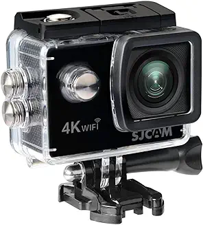 10. (Refurbished) SJCAM SJ4000 Air 16MP Optical 4K Full HD WiFi Sports Action Camera 170°Wide FOV 30m Waterproof DV Camcorder-Black