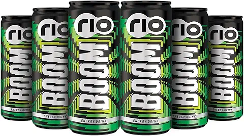 12. Rio Boom Energy Drink Can | No Preservative (Pack of 6 X 250 ML)