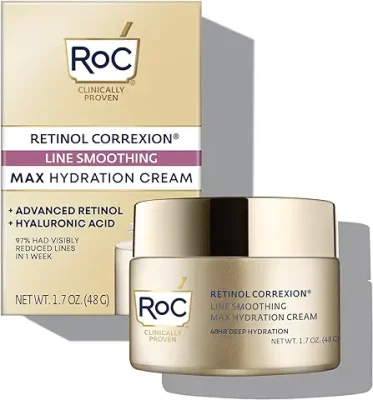 9. RoC Retinol Correxion Max Daily Hydration Anti-Aging Face Moisturizer with Hyaluronic Acid