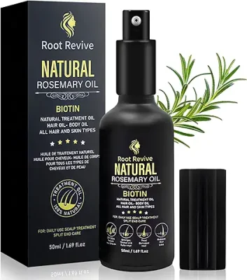 5. Root Revive Hair Growth Oil- Biotin and Rosemary Oil Serum for Thicker Longer Fuller Healthier Hair