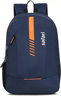 8. Safari Flash Medium 26L Water Resistant Polyester Casual Backpack- Blue