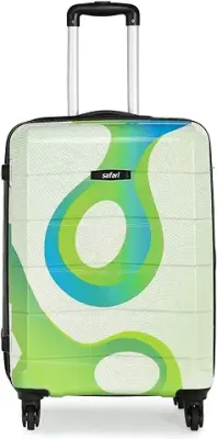 5. Safari Tiffany 65 Cms Medium Check-in Trolley Bag Hard Case Polycarbonate 4 Wheels 360 Degree Wheeling System Luggage
