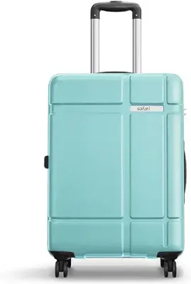 15. Safari Unisex's Solid Regular Fit Luggage-Suitcase (ROUTE654WSPM_Spearmint Check-in 25-Inch)