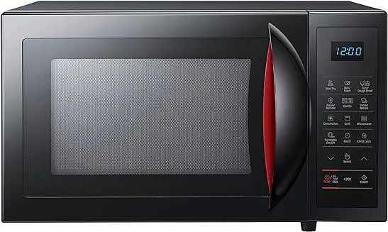 7. Samsung 28L, Slim Fry, Convection Microwave Oven with Tandoor and Curd making(CE1041DSB3/TL, Black, 10 Yr warranty)