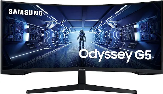 9. Samsung 34-inches 86.42cm LED Odyssey G5 Ultra WQHD