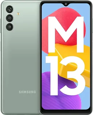 10. Samsung Galaxy M13 (Aqua Green, 4GB, 64GB Storage) | 6000mAh Battery | Upto 8GB RAM with RAM Plus