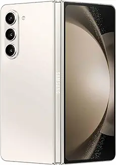 12. Samsung Galaxy Z Fold5 5G (Cream, 12GB RAM, 512GB Storage)