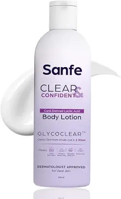 4. Sanfe Clear & Confident Glycolic Acid Body Lotion