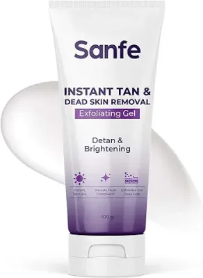 6. Sanfe Instant Tan & Dead Skin Removal Exfoliating Gel