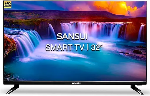 12. Sansui 80cm (32 inches) HD Ready Smart LED TV JSY32SKHD (BLACK) With Bezel-less Design