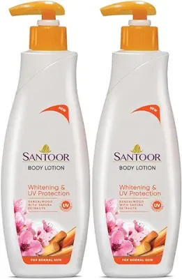 9. Santoor Perfumed Body Lotion with Sandalwood & Sakura Extracts