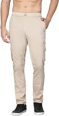 9. SAPPER Men's Cotton Regular Fit Cargo Pants