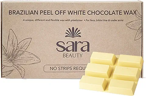 9. SARA Brazilian Peel off White Chocolate Wax For Face