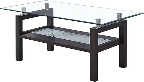 13. Sayo Carthage Glass Coffee Table