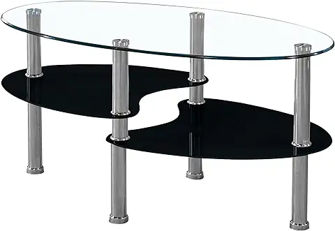 15. Sayo Vespasian Glass Coffee Table