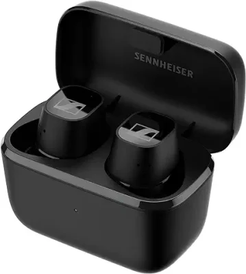 6. Sennheiser CX Plus True Wireless in Ear Earbuds - Headphone with Mic for Music & Calls with Active Noise Cancellation-ANC, Customizable Touch Controls, Bass Boost, IPX4 and 24-Hour Battery, Black