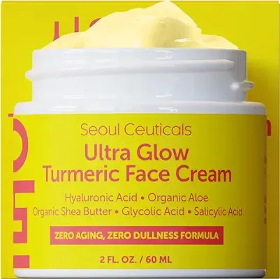 12. SeoulCeuticals Korean Skin Care Turmeric Cream