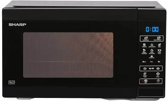 10. SHARP 20L Solo Microwave Oven