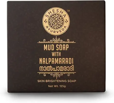 1. SHESHA AYURVEDA Mud with Nalpamaradi Skin Brightening Soap Bar