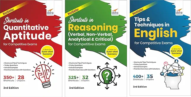 9. Shortcuts & Tips in Quantitative Aptitude/ Reasoning/ English for Competitive Exams 2nd Edition