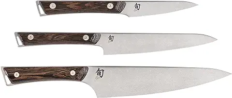 6. Shun Cutlery Kanso 3 Piece Starter Knife Set