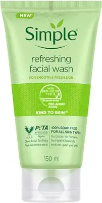 7. Simple Kind To Skin Refreshing Facewash